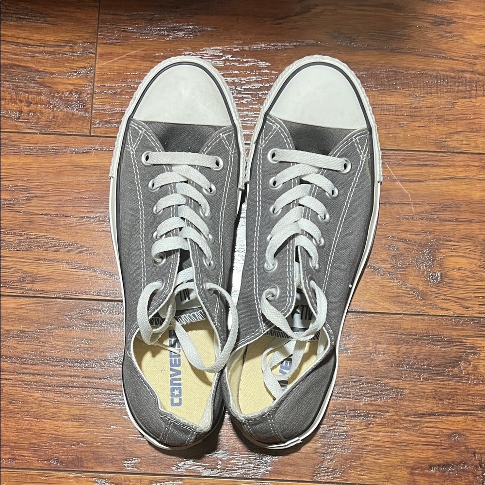 Converse Charcoal Canvas Sneakers